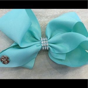 Mini Teal Jojo Bow